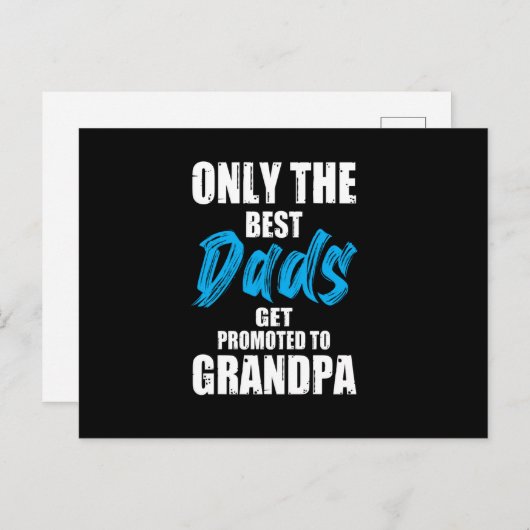 おじい最高のちゃんに昇格するのはパパだけ –  ポストカード (正面/裏面)