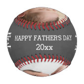 おじい最高のちゃんに父の日3の写真コラージュ   野球ボール (裏面)