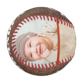 おじい最高のちゃん3枚の写真のコラージュウ素朴ッド  野球ボール (正面左)