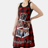 おじい素朴ちゃんズジョイ5フォトコラージュバッファロープレイド エプロン (インサイチュ)