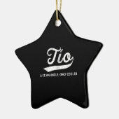 おじおもしろいさんのような贈り物をクールする セラミックオーナメント (左)