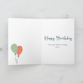 おじさんおばさんに贈る面白くて辛口の誕生日プレゼント カード (内部)