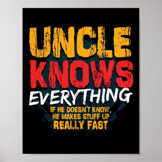 おじさんおもしろいの日産を知っている ポスター (正面)