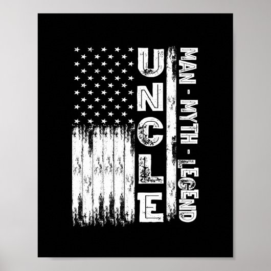 おじさんおもしろい神話レジェンドメンアメリカンヴィンテージ ポスター (正面)