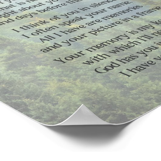 おじさんに会いたい詩ポスター ポスター (角)