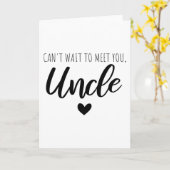 おじさんに会うのが待ち遠しい カード (黄色い花)