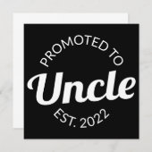 おじさんに昇格しました 2022年 招待状 (正面/裏面)