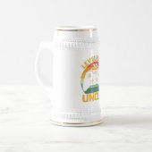 おじさんに昇格 ビールジョッキ (正面左)