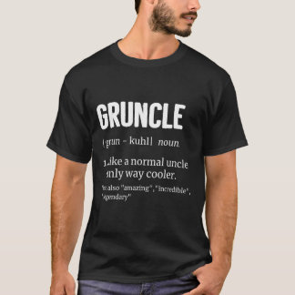 おじさんの定義デザイン妊娠がギフトを明らかにする Tシャツ