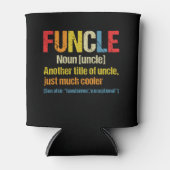 おじさんの機能おもしろい定義ギフト 缶クーラー (正面)