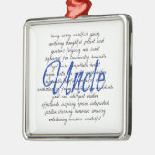 おじさんの言葉 メタルオーナメント (左)