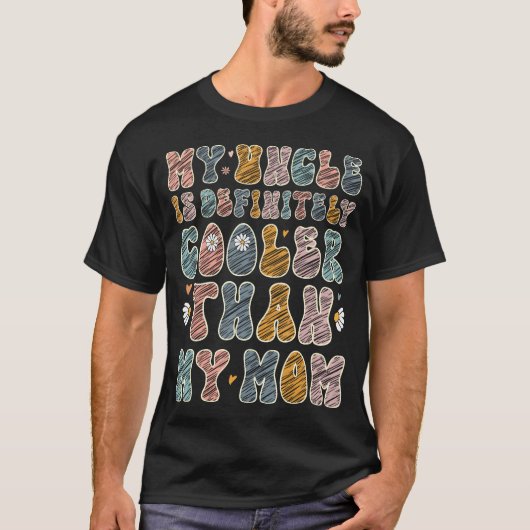 おじさんはママより絶対カール Funny Ni Tシャツ (正面)