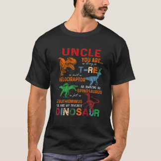 『おじさんは私の恐竜父のD』 Tシャツ