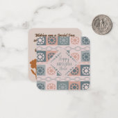 おじさんへお誕生日おめでとう ノートカード (正面/裏面インサイチュ)