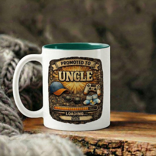 おじさんへの妊娠報告ギフト ツートーンマグカップ