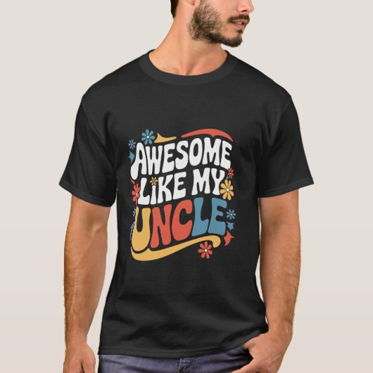 おじさんみたいにカッコいいおじさん Tシャツ (正面)