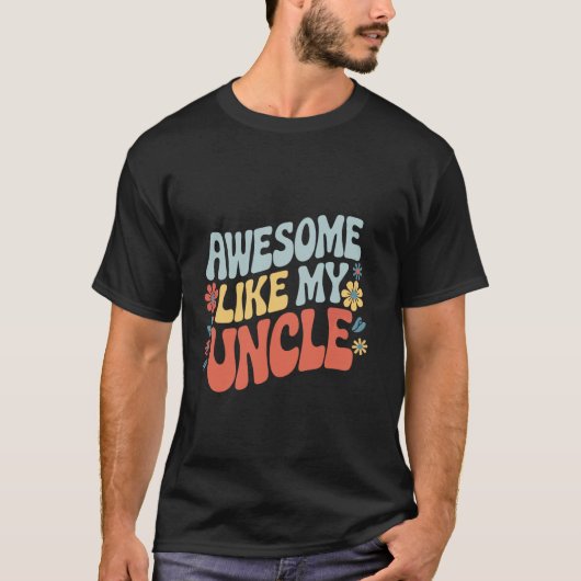 おじさんみたいにカッコいいおじさん Tシャツ (正面)