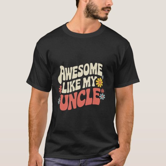 おじさんみたいにカッコいいおじさん Tシャツ (正面)