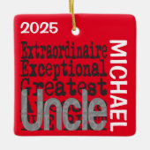 おじさんエクストラナレカスタムー セラミックオーナメント (正面)