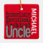 おじさんエクストラナレカスタムー セラミックオーナメント (正面)