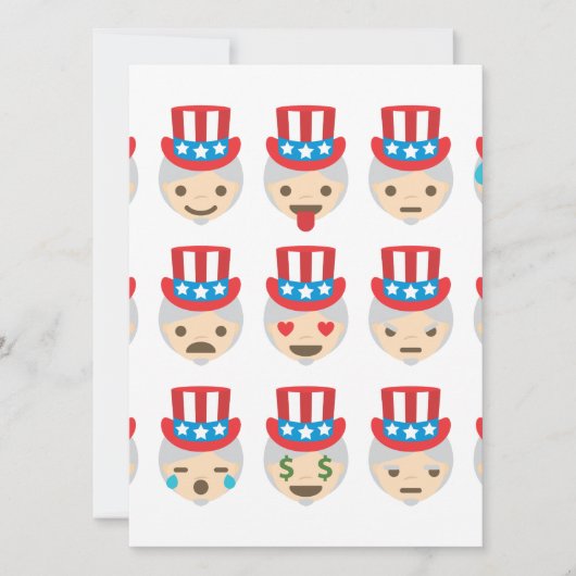 おじさんサムの絵文字 (正面)