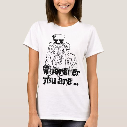 おじさんサム Tシャツ (正面)