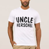 おじさんハーシェルの面白Tシャツ Tシャツ (正面)