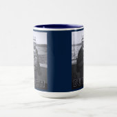 おじさんバッチはコーヒーにビールを入れた マグカップ (中央)