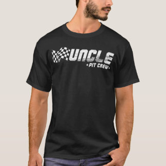 おじさんピットクルーレース誕生日ファミリーレーシング Tシャツ