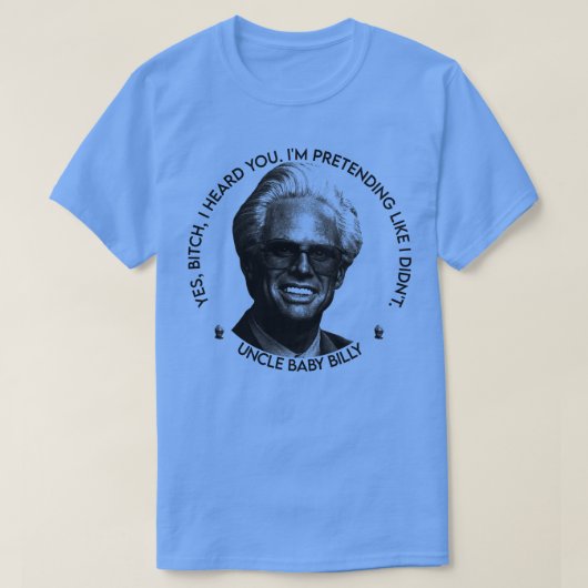 おじさんベビービリーフォンケース Tシャツ (デザイン正面)