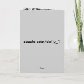 おじさんボクシングデイグリーティング – ワイルドターキーでスノーカード カード (裏面)