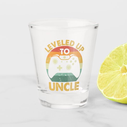 おじさんレベルアップ！ ショットグラス (正面)