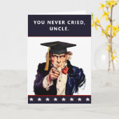 おじさん卒業カード カード (黄色い花)