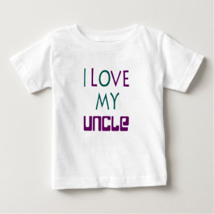 おじさん幼児用Tシャツが好き ベビーTシャツ