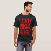 おじさん男素晴らし叔父最高の叔父Ever 6 Tシャツ (正面フル)