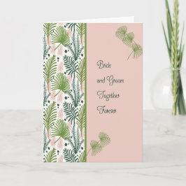 おじさん結婚と新婦のカード カード