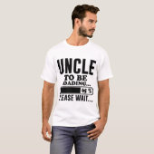 おじさん荷積みお待ち下さい Tシャツ (正面フル)