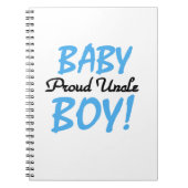 おじさん誇りを持った男の赤ちゃんギフト ノートブック (正面)