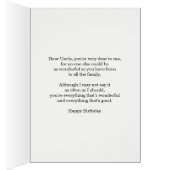 おじさん誕生日抽象芸術マンダラデザイン (内側 (右))