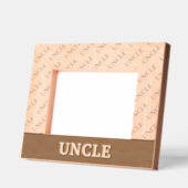 おじさん レーザー彫刻フレーム (左)