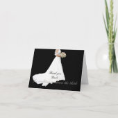 おじさん、結婚式の列を歩いてくれてありがとう サンキューカード (正面)