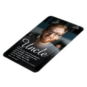 おじさん、関数定義スクリプトフォトおもしろい マグネット (左側)