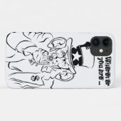 おじさん Case-Mate iPhoneケース (裏面(横))