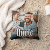 おじさ最高のんの写真のカスタム可愛い贈り物 クッション (ブランケット)