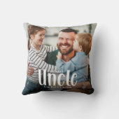 おじさ最高のんの写真のカスタム可愛い贈り物 クッション (裏面)