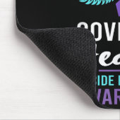 おじの翼カバー心臓自殺認識リブ マウスパッド (コーナー)