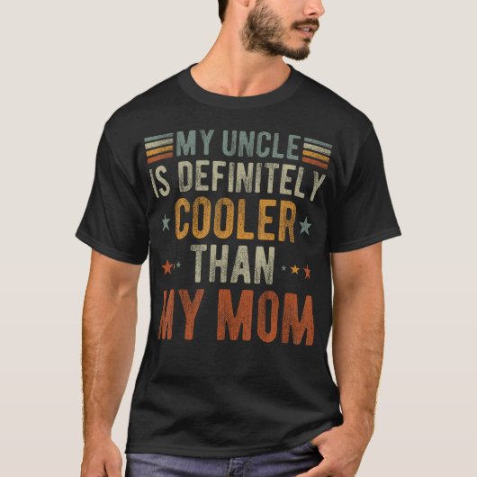 おじは間違いなくママよりクール Funny Ni Tシャツ (正面)