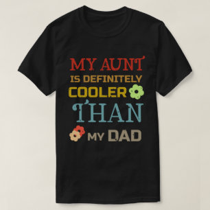 おじより私のおばの方が絶対カッコいいTシャツ Tシャツ