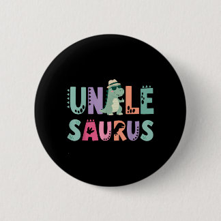 おじサウルスお父さん恐竜3歳の誕生日T-Rex 缶バッジ