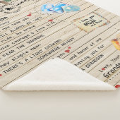 おじパーソナライズされたいちゃんから孫に手紙 シェルパブランケット (3/4)